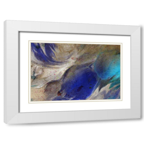 In the Blue 3 White Modern Wood Framed Art Print with Double Matting by Allen, Kimberly
