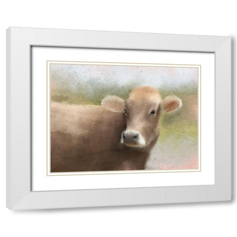 Summer on the Farm White Modern Wood Framed Art Print with Double Matting by Kimberly, Allen