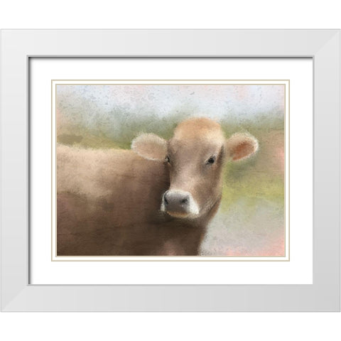 Summer on the Farm White Modern Wood Framed Art Print with Double Matting by Kimberly, Allen