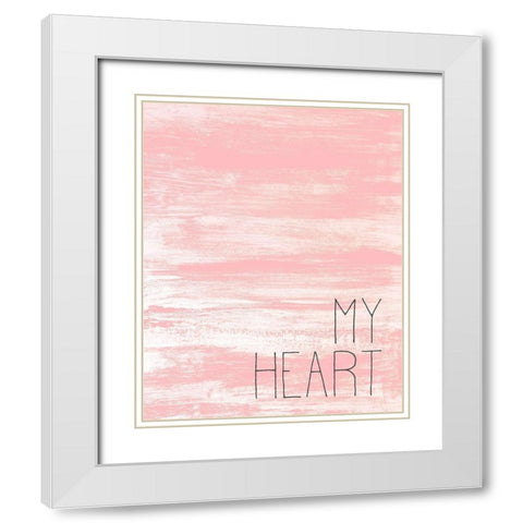 Be Still 2 White Modern Wood Framed Art Print with Double Matting by Kimberly, Allen