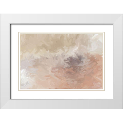 Cross White Modern Wood Framed Art Print with Double Matting by Kimberly, Allen