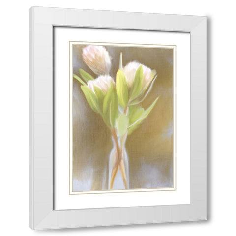 Spring Gold White Modern Wood Framed Art Print with Double Matting by Kimberly, Allen