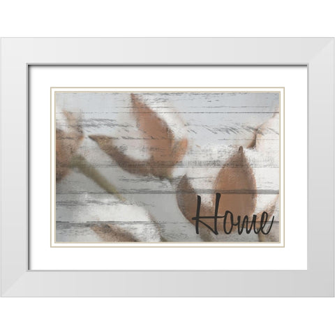 On the Farm B White Modern Wood Framed Art Print with Double Matting by Kimberly, Allen