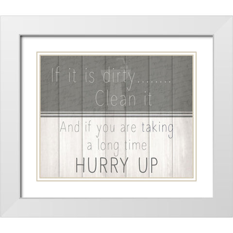 If It Is 2 White Modern Wood Framed Art Print with Double Matting by Kimberly, Allen