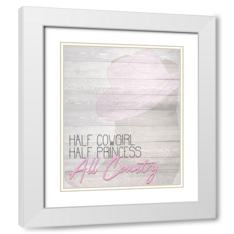 All Country White Modern Wood Framed Art Print with Double Matting by Kimberly, Allen