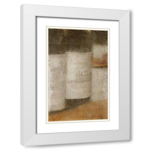 Vintage Wine 2 White Modern Wood Framed Art Print with Double Matting by Allen, Kimberly