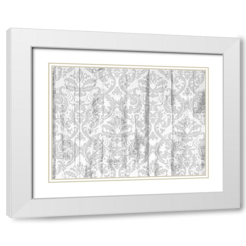 Cactus Cowboy 7 White Modern Wood Framed Art Print with Double Matting by Kimberly, Allen