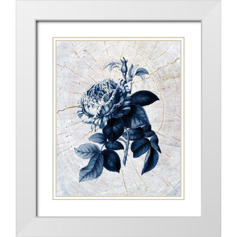 Wood Pressed 2 White Modern Wood Framed Art Print with Double Matting by Kimberly, Allen