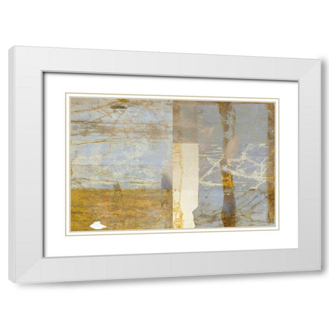 Shimmering Day White Modern Wood Framed Art Print with Double Matting by Allen, Kimberly