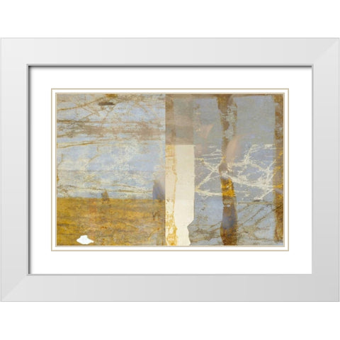 Shimmering Day White Modern Wood Framed Art Print with Double Matting by Allen, Kimberly