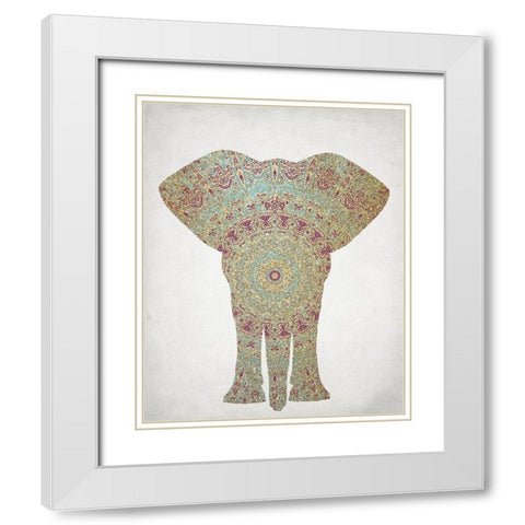 Traveler 2 White Modern Wood Framed Art Print with Double Matting by Kimberly, Allen