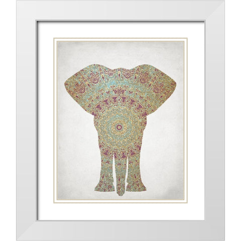 Traveler 2 White Modern Wood Framed Art Print with Double Matting by Kimberly, Allen