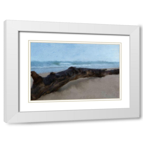 Driftwood White Modern Wood Framed Art Print with Double Matting by Kimberly, Allen