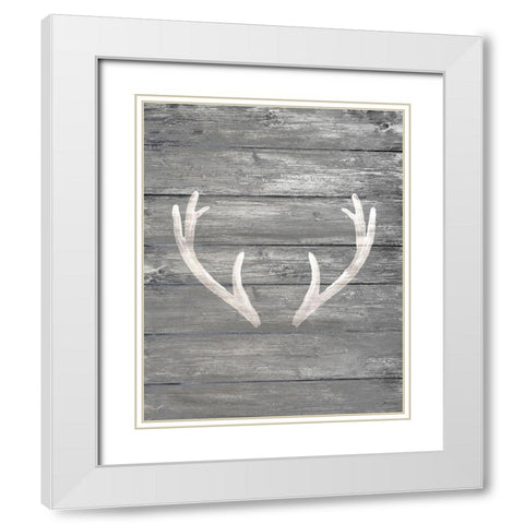Rack 2 White Modern Wood Framed Art Print with Double Matting by Kimberly, Allen