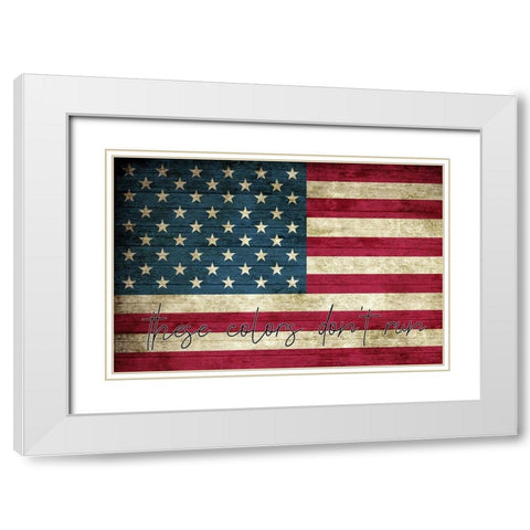 These Colors White Modern Wood Framed Art Print with Double Matting by Kimberly, Allen