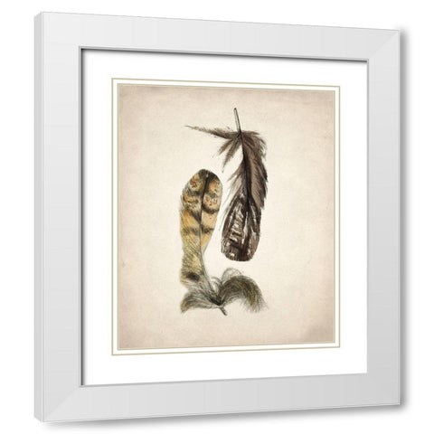 Natural 1 White Modern Wood Framed Art Print with Double Matting by Kimberly, Allen