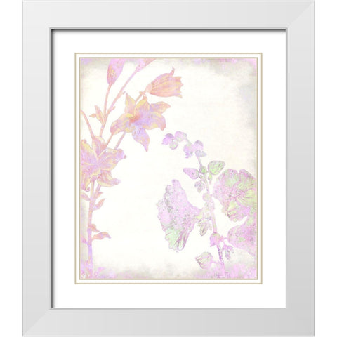 Colorful Spring 7 White Modern Wood Framed Art Print with Double Matting by Kimberly, Allen