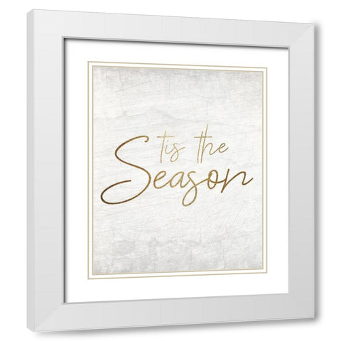 Christmas Luxe 3 White Modern Wood Framed Art Print with Double Matting by Kimberly, Allen