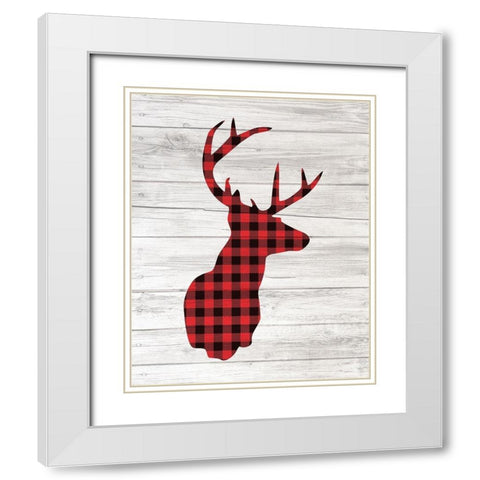 Farmhouse Christmas 6 White Modern Wood Framed Art Print with Double Matting by Kimberly, Allen