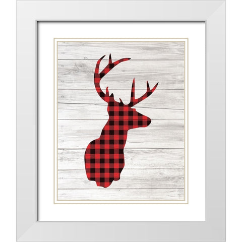 Farmhouse Christmas 6 White Modern Wood Framed Art Print with Double Matting by Kimberly, Allen