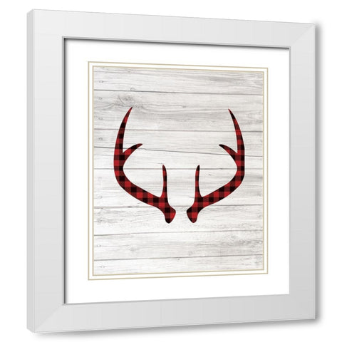 Farmhouse Christmas 7 White Modern Wood Framed Art Print with Double Matting by Kimberly, Allen