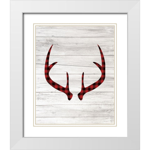 Farmhouse Christmas 7 White Modern Wood Framed Art Print with Double Matting by Kimberly, Allen