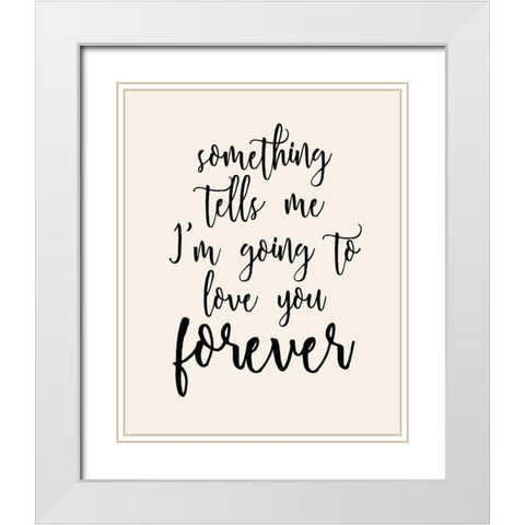 Forever White Modern Wood Framed Art Print with Double Matting by Kimberly, Allen