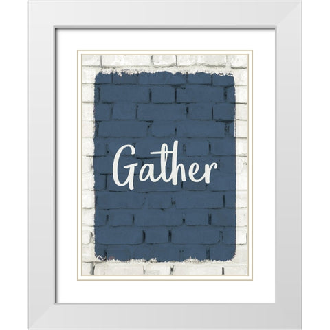 Farm Life 1 White Modern Wood Framed Art Print with Double Matting by Kimberly, Allen