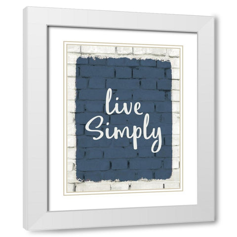 Farm Life 7 White Modern Wood Framed Art Print with Double Matting by Kimberly, Allen