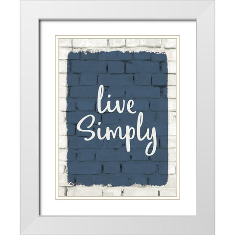 Farm Life 7 White Modern Wood Framed Art Print with Double Matting by Kimberly, Allen