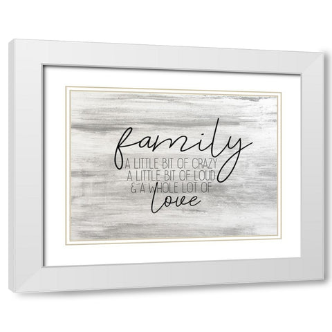 A Little Bit White Modern Wood Framed Art Print with Double Matting by Kimberly, Allen