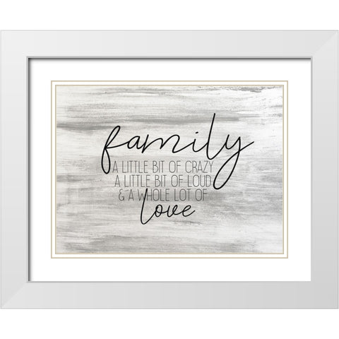 A Little Bit White Modern Wood Framed Art Print with Double Matting by Kimberly, Allen