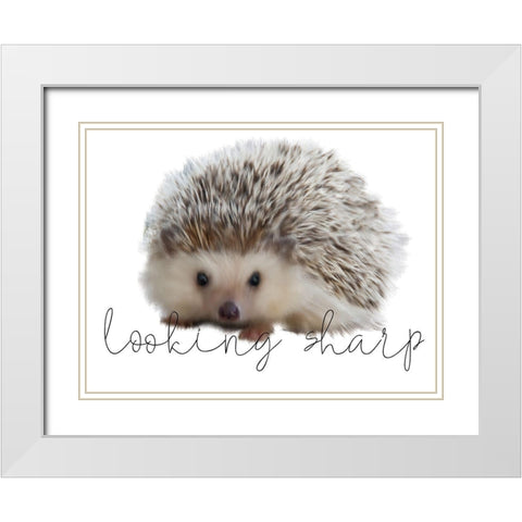 Looking Sharp White Modern Wood Framed Art Print with Double Matting by Kimberly, Allen