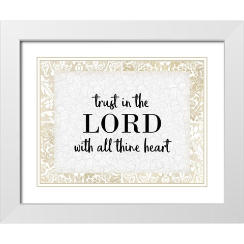 God Will 4 White Modern Wood Framed Art Print with Double Matting by Kimberly, Allen