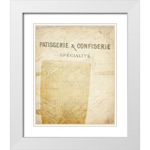 Coffee 2 White Modern Wood Framed Art Print with Double Matting by Kimberly, Allen