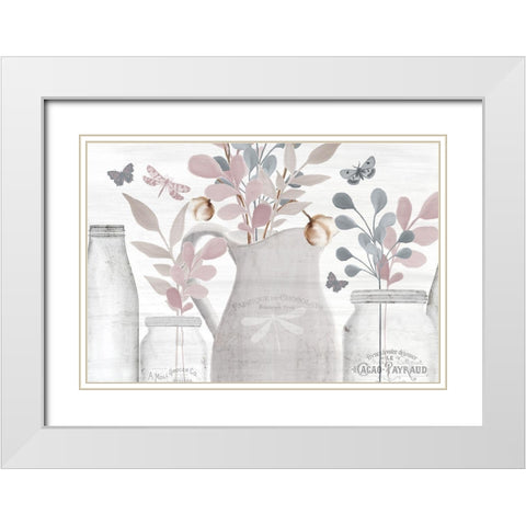 Wildflower Hope 10 White Modern Wood Framed Art Print with Double Matting by Kimberly, Allen