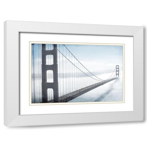 Into the Mist White Modern Wood Framed Art Print with Double Matting by Kimberly, Allen