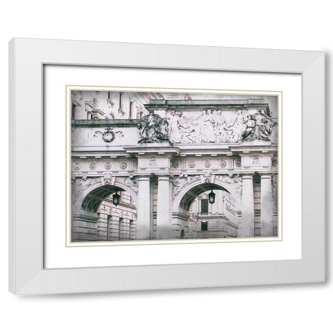 Under the Arch White Modern Wood Framed Art Print with Double Matting by Kimberly, Allen