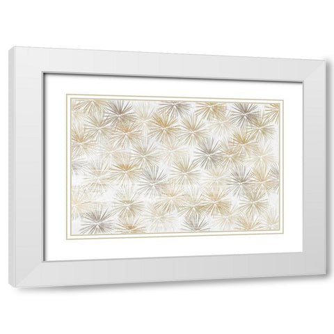 Burst of Light White Modern Wood Framed Art Print with Double Matting by Kimberly, Allen