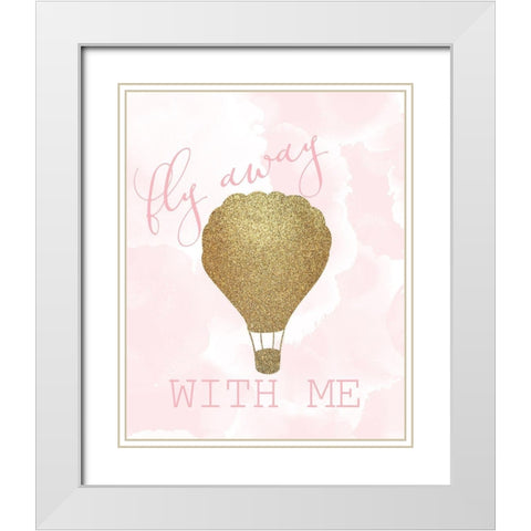 Forever 3 White Modern Wood Framed Art Print with Double Matting by Kimberly, Allen