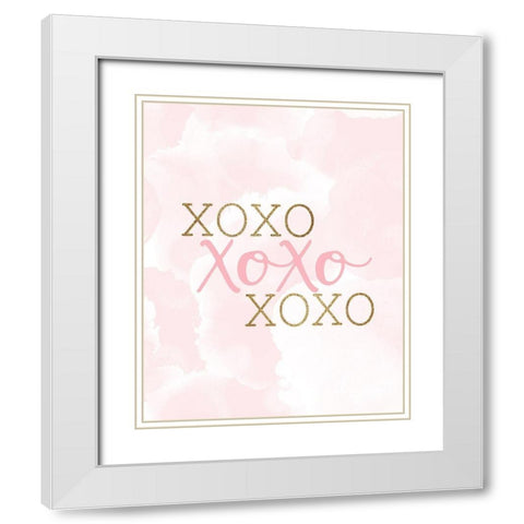 Forever 4 White Modern Wood Framed Art Print with Double Matting by Kimberly, Allen