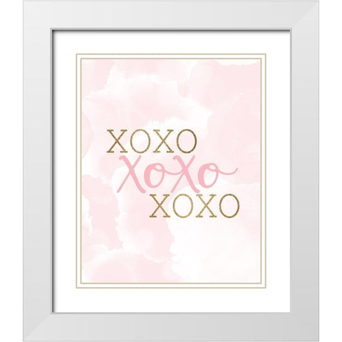 Forever 4 White Modern Wood Framed Art Print with Double Matting by Kimberly, Allen