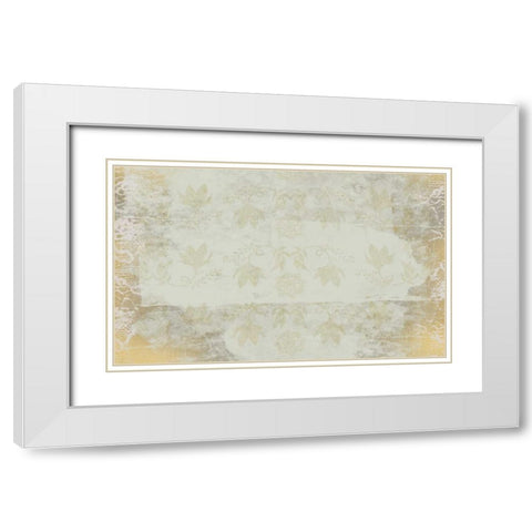 Love Dream Laugh Pattern 3 White Modern Wood Framed Art Print with Double Matting by Allen, Kimberly