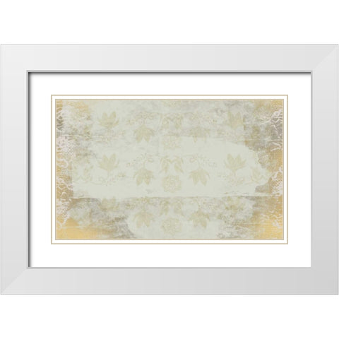 Love Dream Laugh Pattern 3 White Modern Wood Framed Art Print with Double Matting by Allen, Kimberly