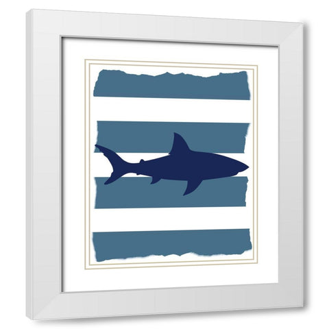 Wild One 1 White Modern Wood Framed Art Print with Double Matting by Kimberly, Allen