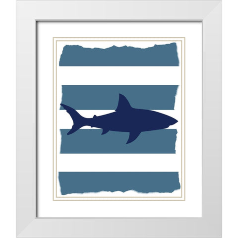 Wild One 1 White Modern Wood Framed Art Print with Double Matting by Kimberly, Allen