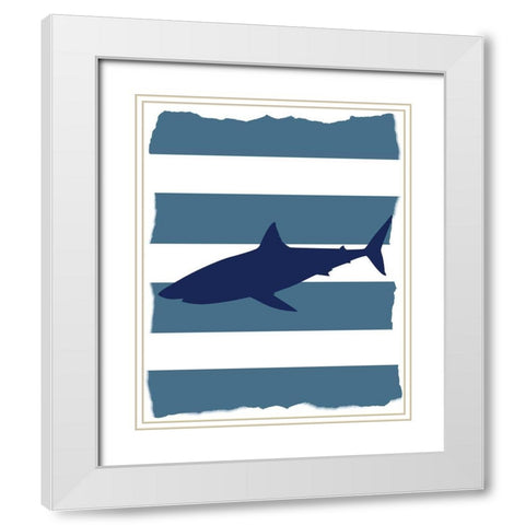Wild One 3 White Modern Wood Framed Art Print with Double Matting by Kimberly, Allen