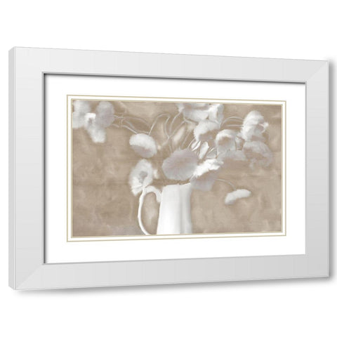 Milk Vase White Modern Wood Framed Art Print with Double Matting by Kimberly, Allen