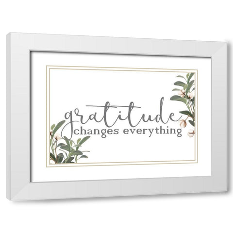 Homebody 5 White Modern Wood Framed Art Print with Double Matting by Kimberly, Allen