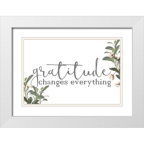 Homebody 5 White Modern Wood Framed Art Print with Double Matting by Kimberly, Allen